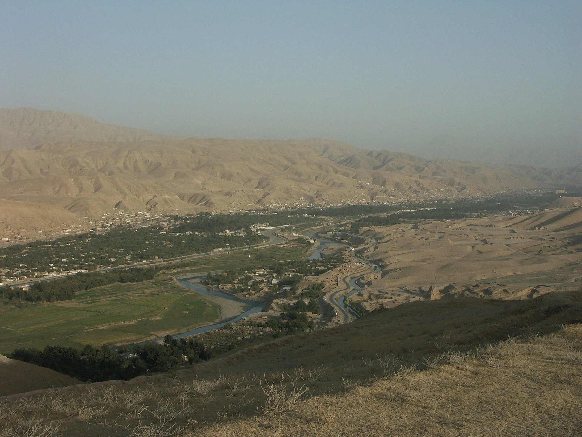 The Pul-e Khumri valley, Baghlan